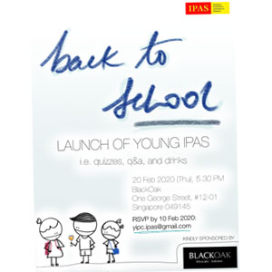 IPAS YIPC Event – Back to School 20 Feb 2020 at 5.30pm